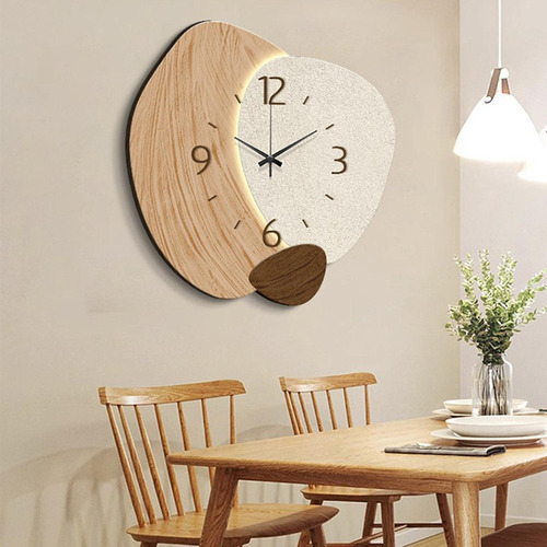 Dsv Reloj De Pared Silencioso, Reloj De Pared Para Marrón