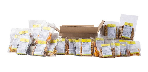 Kit Caixa Com 50 Snacks - Aprovados Pela Nutricionista - Top