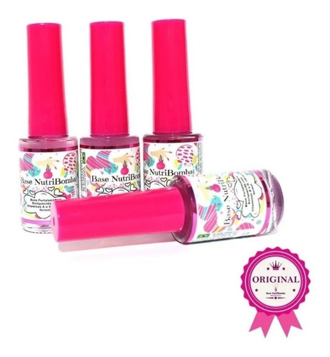 Imagem 3 de 10 de Kit 2 Esmaltes Nutribomba De Unhas Manicure E Pedicure 9ml