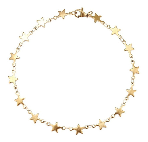 Pulsera De Estrellas Acero Inoxidable