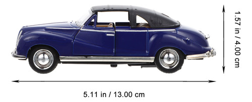Modelo De Coche Doméstico Para Niños, Modelo Retro De Aleaci