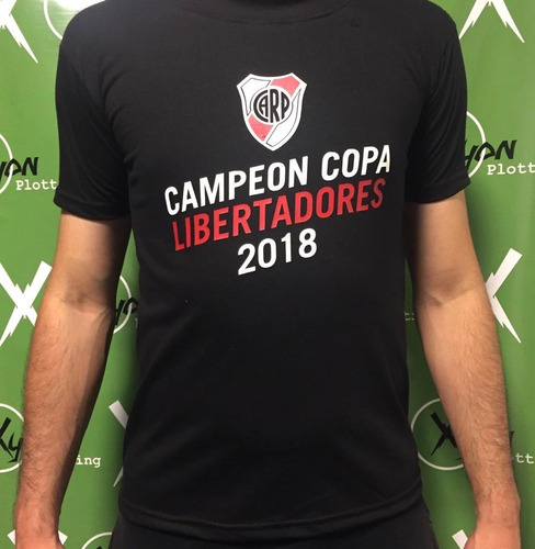 Remera River Plate Campeon Copa Libertadores 2018