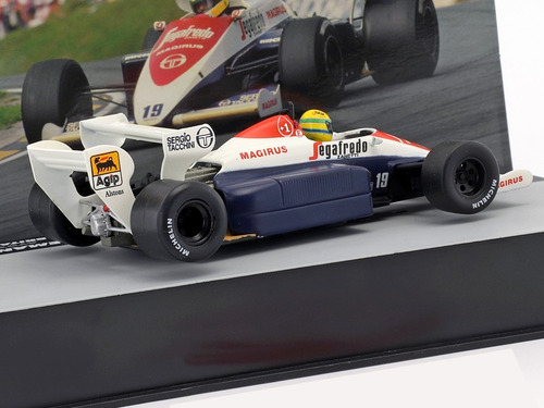 1/43 Altaya Toleman Tg84 Ayrton Senna F1 1984 Gp Inglaterra Branco
