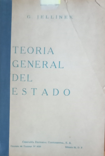 Teoría General Del Estado G, Jelliner 