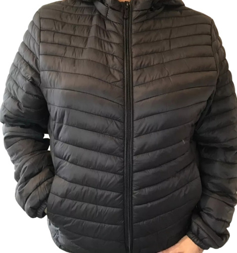 Campera Abrigo Liviana Unisex + Capucha Desmontable