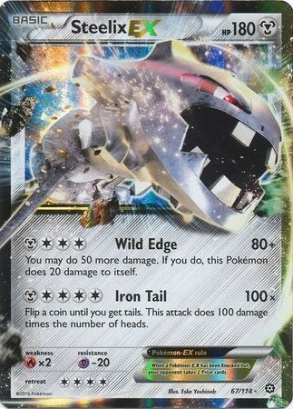 Steelix Ex 67/114 Ultra Raro Pokemon Tcg