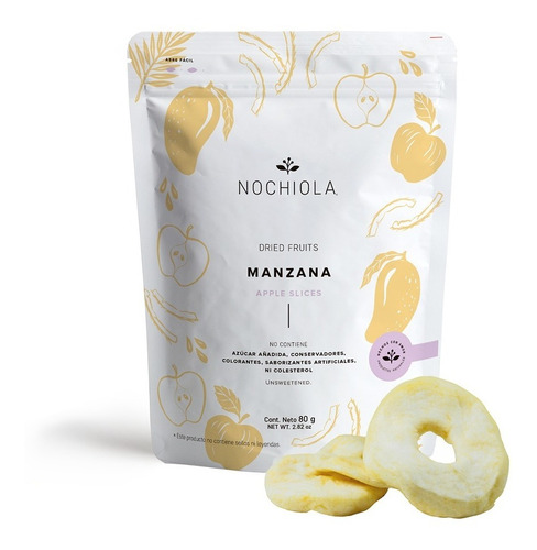 Snack Deliciosa Manzana Natural Saludable Deshidratada 80g