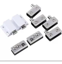 Comprar Bisagras Doble Para Puertas De Vidrio Con Iman Acero Inox