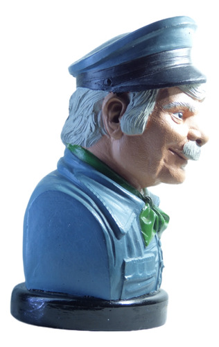 Jaimito El Cartero Chavo Del 8 Figura Busto 14cm. Azul Acero