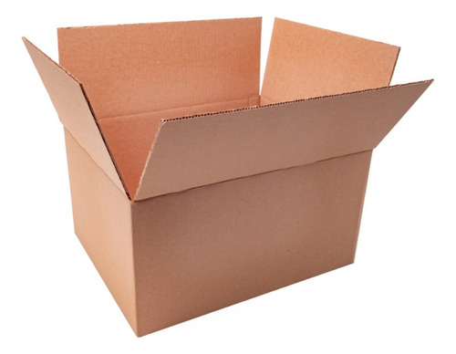 Caja Cartón Corrugado Kraft 42 X 33 X 22 Cm Paq. 25 Pza