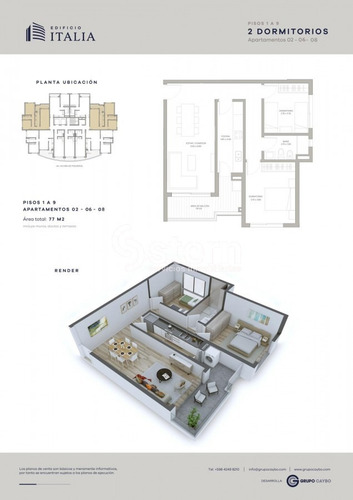 Imagen 7 de 9 de Venta Apartamento 2 Dormitorios, Centro, Maldonado.