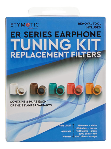 Etymotic Research Tuning Kit Para Auriculares De La Serie Er