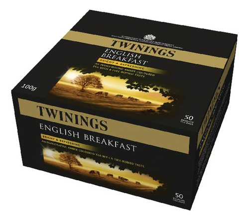 Te Twinings English Breakfast Original X 50 Saquitos (100g)