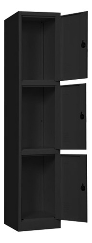 Locker Metálico De 3 Puertas Armable Loten