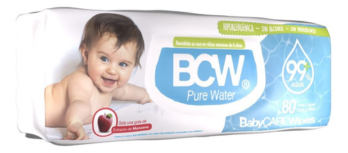 Toallas Humedas Babycare Wipes Pure Water X10 Paq