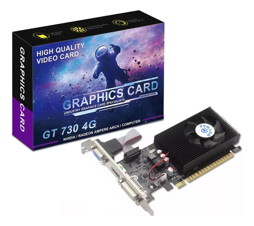 Tarjeta Gráfica De Vídeo Nvidia Gt 730 4gb Gddr3 128bit