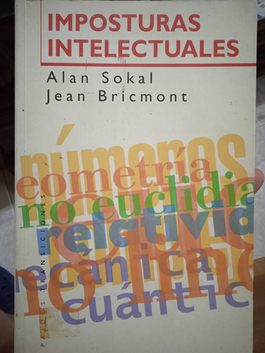 Imposturas Intelectuales / Alan Sokal Y Jean Bricmont