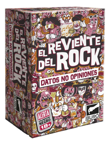 Juego Cartas Datos No Opiniones El Reviente Del Rock Buro