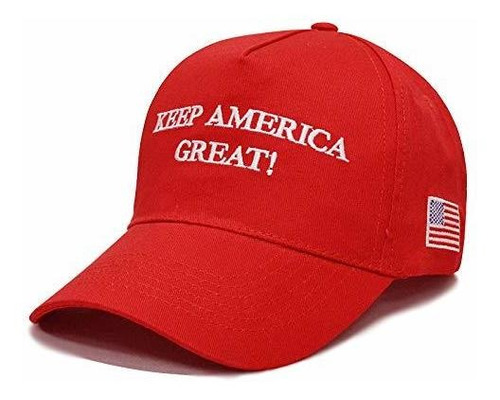 Gorra De Béisbol Ajustable De Keep America Great Donald Trum