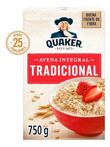 Avena Quaker Tradicional 750gr(3unidad)-super