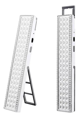 Luz Led De Emergencia 60 Leds Recargable 220 Color Blanco