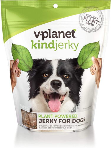 V-planet Vegan Jerky Dog Treats, 6 Ounce, Soft And Chewy Wit