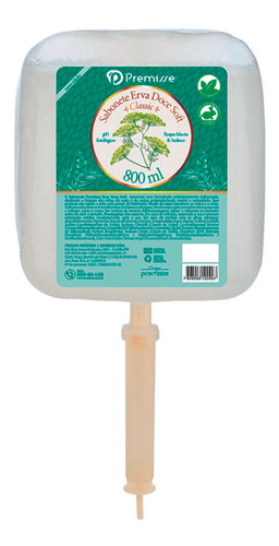 Sabonete Líquido Erva Doce Soft Refil De 800ml Premisse