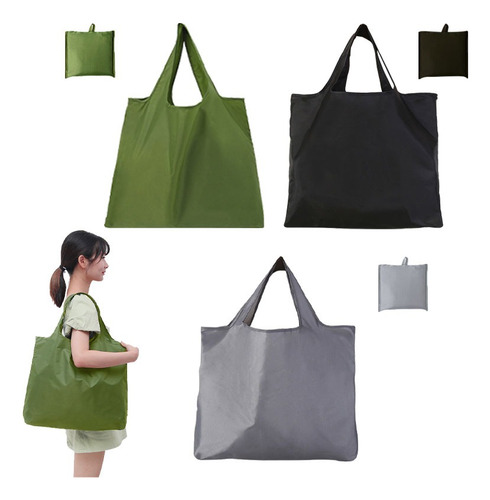 Paquete 3 Bolsas Ecológica Reutilizable Ecológica Compras