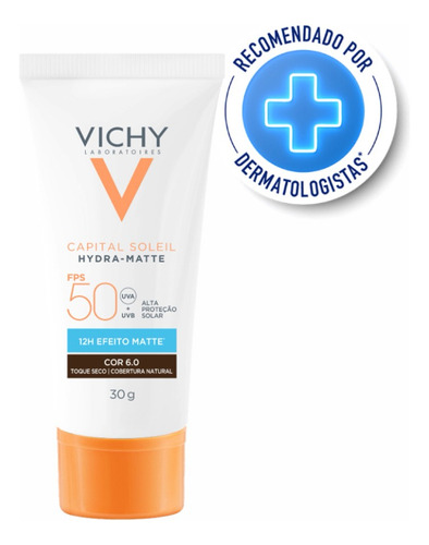 Protetor Solar Capital Soleil Hydramatte 6.0 30g Vichy