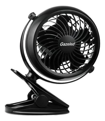  Gazeled Ventilador Con Pilas Pequeño Clip  Rotación De 360