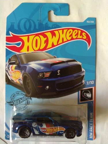 Hot Wheels 10 Ford Shelby Gt500 Super Snake Azul Race Mu3