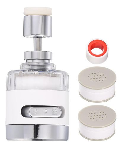 360° Rotatable Faucet Sprayer M22 Thread 3 Modes Adjustable 