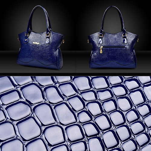 Imagen 3 de 7 de Set 6 Bolsas Estampada Mano Hombreo Dama Mujer Cosmetiquera