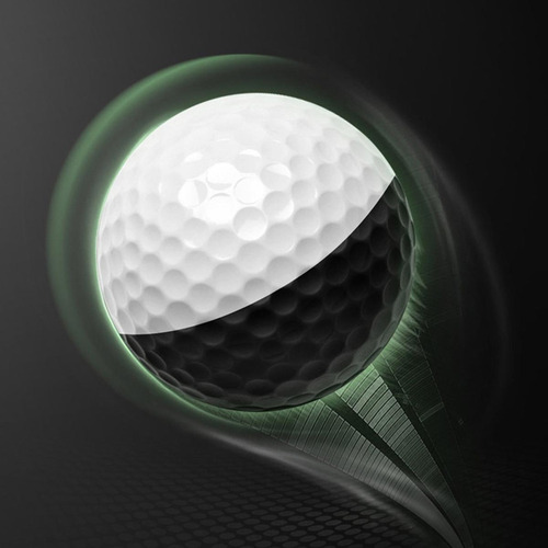 Bolas De Golf, Mxlfb-001, 1 Pza, 4cm Ø , Golf/ Minigolf, Cau Color Blanco/Negro