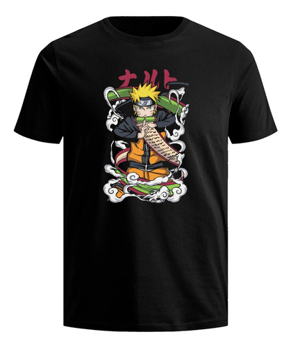 Playera Naruto Uzumaki Hombre Manga Anime Shippuden
