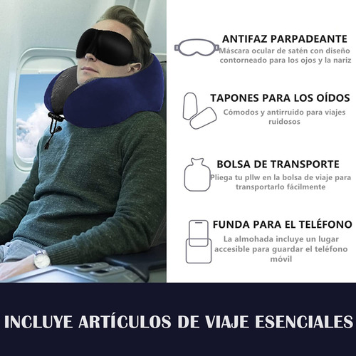 Almohada De Viaje Para Cuello Suave, Almohada De Cuello De