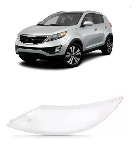 Lente Farol Para Kia Sportage 2011 2012 2013 2014 2015 2016