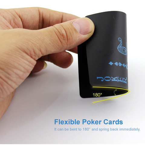 Mz Cartas De Póquer De Plástico For Fiestas Y Viajes