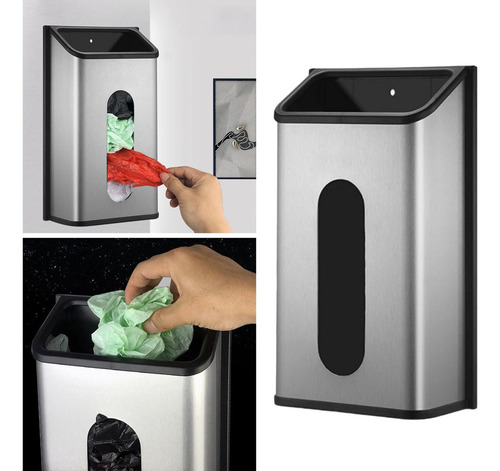 Soporte Para Bolsas De Plástico Cocina Basura Compras