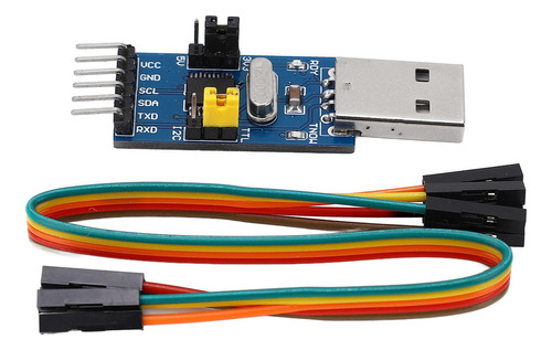 Módulo Adaptador Usb A Iic I2c Uart Converter Jumper Wire Tt