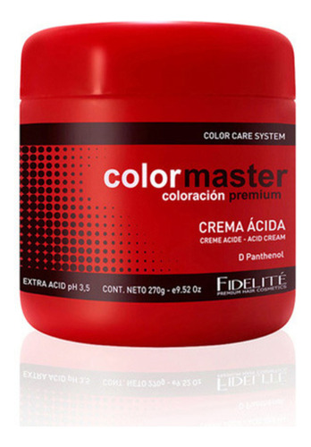 Mascara Capilar Colormaster Extra Acida Ph 3,5 X270g Fidelite