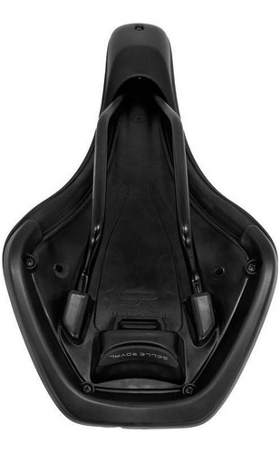Sillín Selle Royal Vivo Flat Rvs, 274 x 147 mm, negro