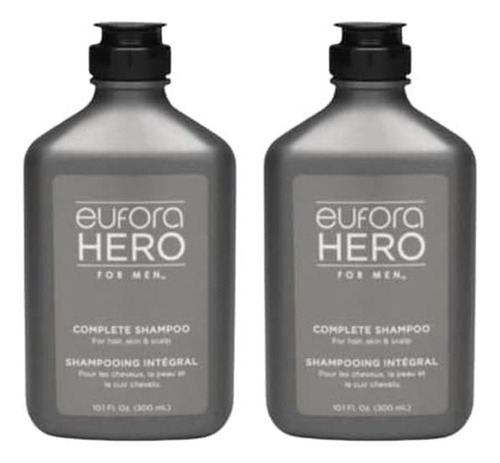 Eufora, Hero For Men Complete Shampoo 10,1 Oz (pacote Com 2)