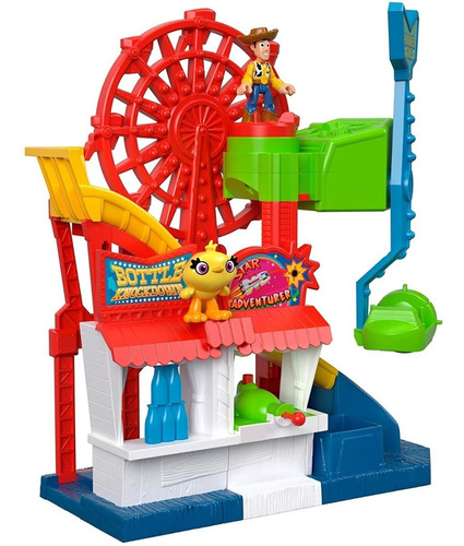 Parque De Diversiones Toy Story 4 Imaginext + Woody + Ducky