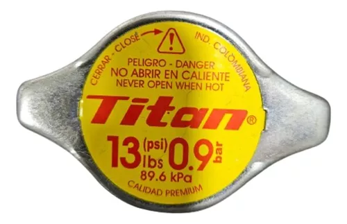 Tapa de Radiador Universal Titan 16 Lbs