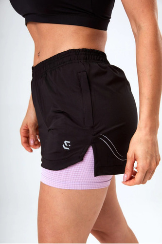 Short Con Calza Eurosport Running Ideal Uso En El Exterior