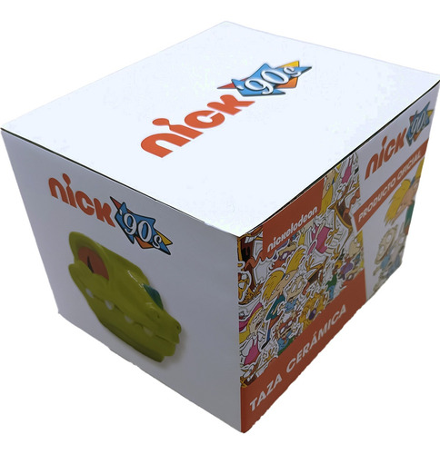 Taza Con Forma Reptar Nickelodeon Licencia Oficial Verde Lima