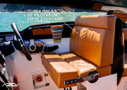 Lancha Azov Z260 Open! Navegabilidade, Espaço E Acabamento