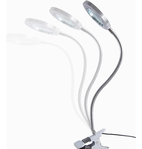 Lupa Con Luz Y Soporte Lámpara De Escritorio Con Luz Led Ali