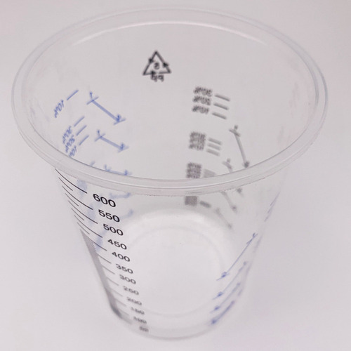 Copo De Mistura De Tinta Descartável De Plástico De 60 Unida